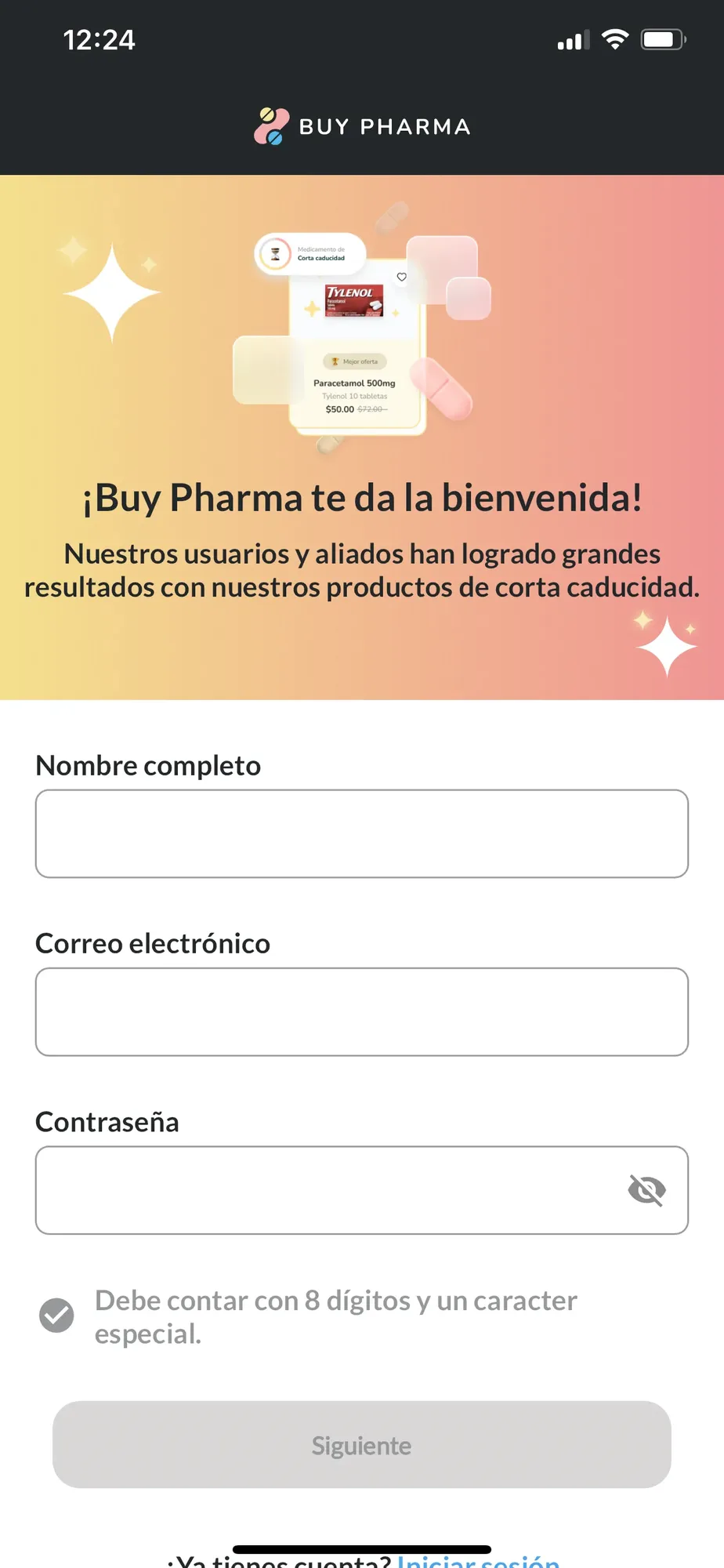 Pharma B2B: B2B ordering on web, Android and iOS for a pharmaceutical distributor and its network of pharmacies in Mexico.