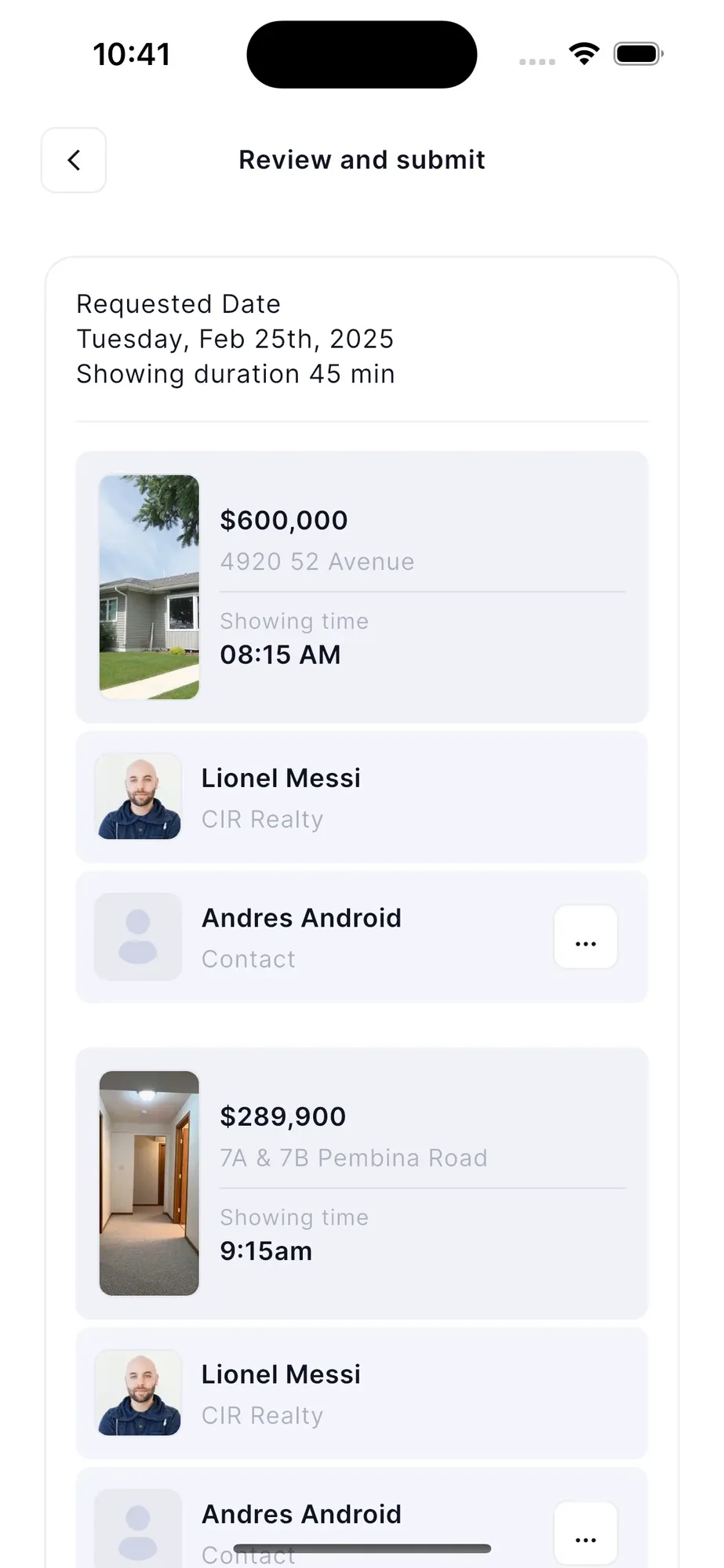 Realay app screen 7
