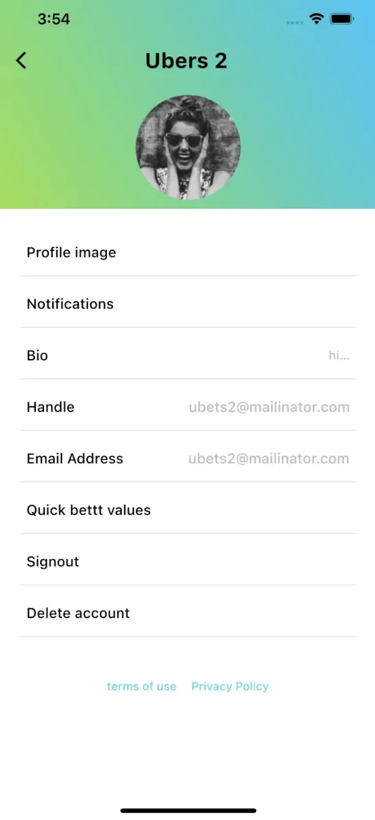 Ubetcha app screen 4
