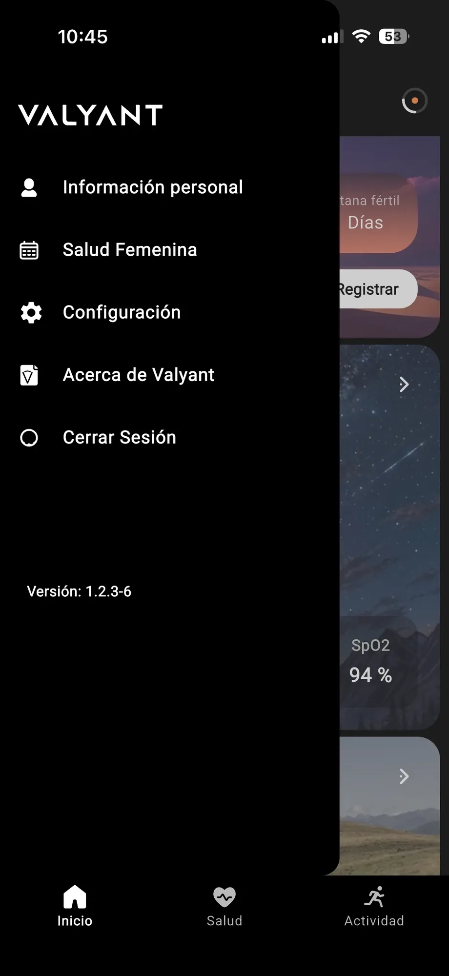 Valyant app screen 12