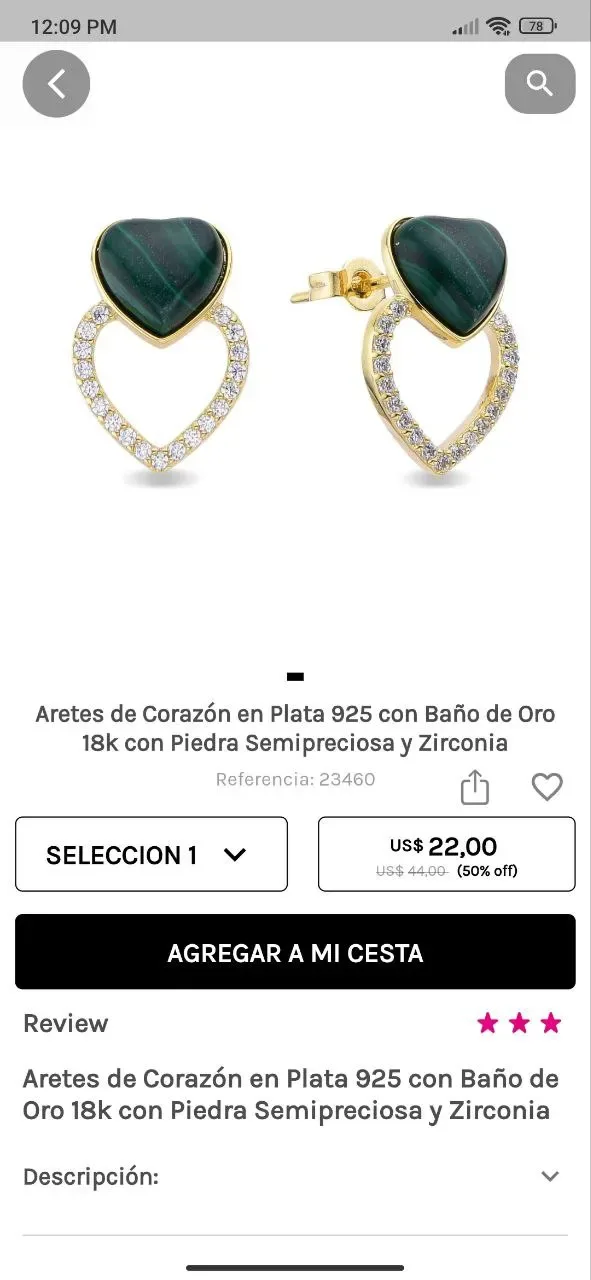 Vila Veloni app screen 3