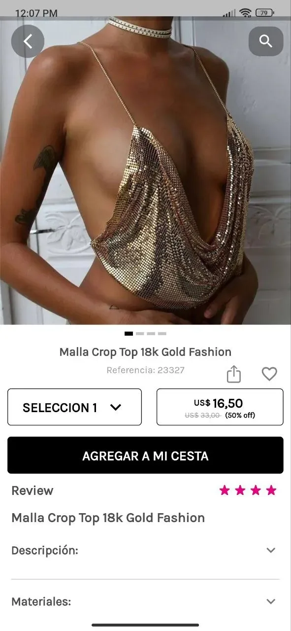 Vila Veloni app screen 7
